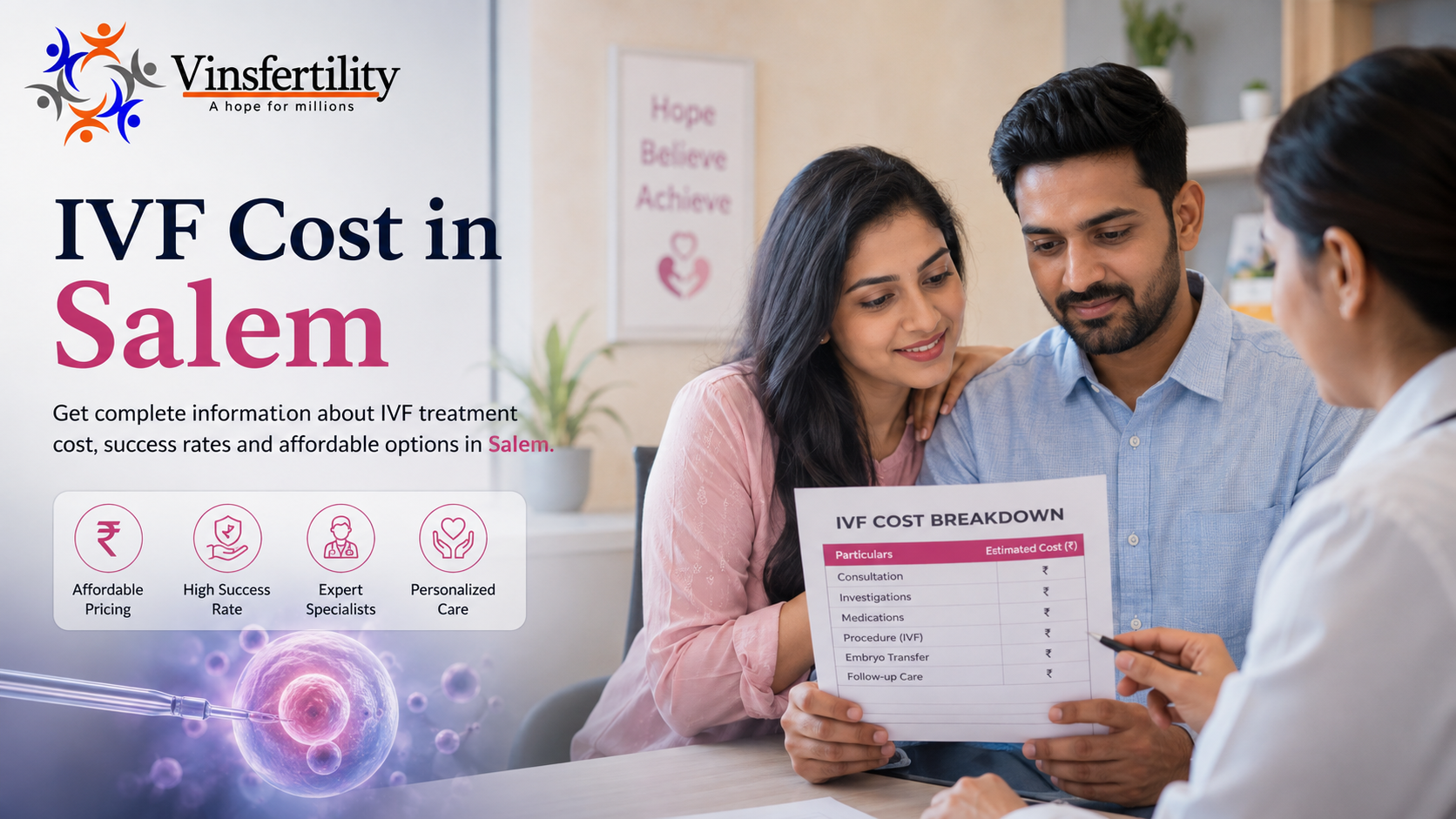 IVF Cost in Salem 2026: Complete Price Guide &amp; Clinic Comparison
